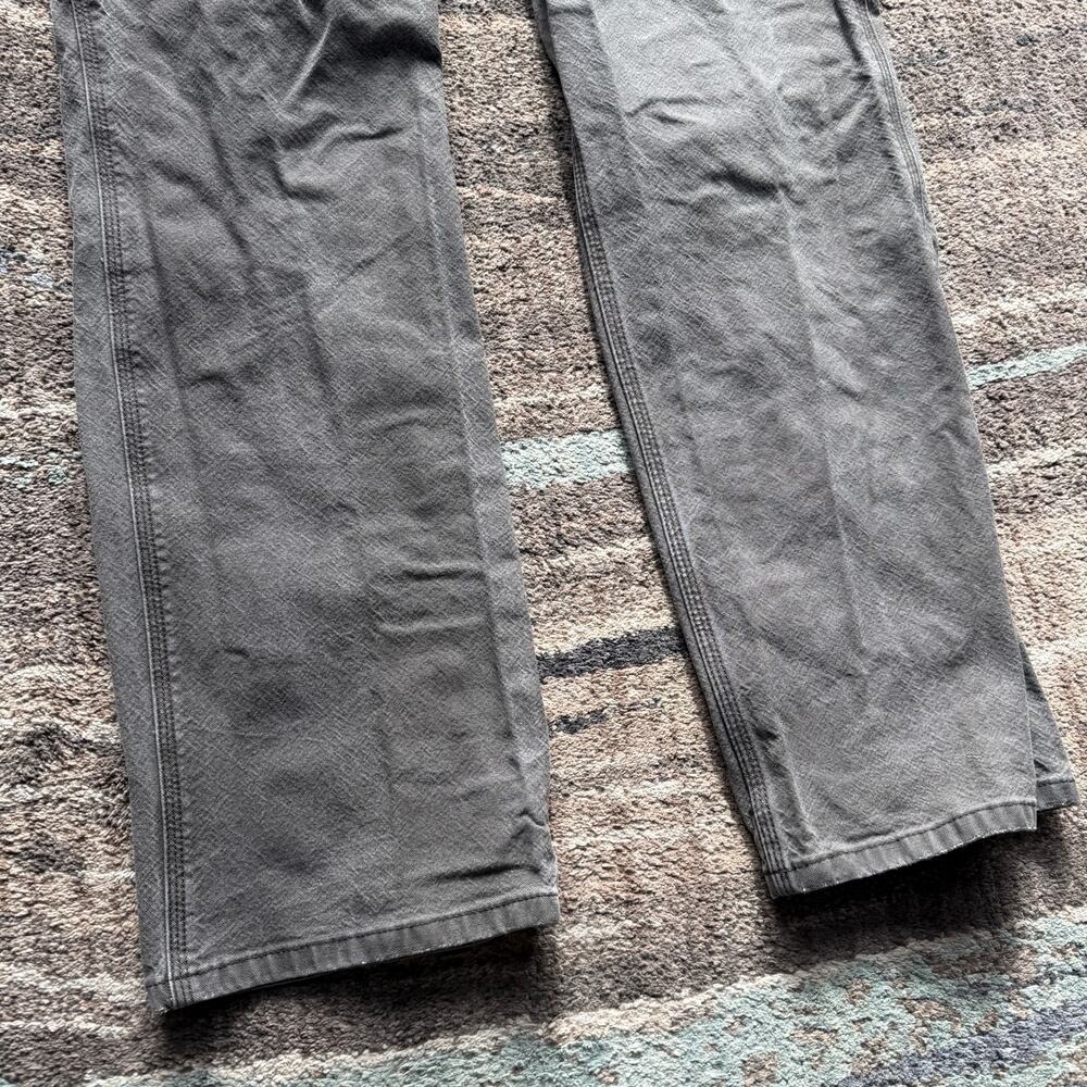 Men's Carhartt Gray Brown Rugged Flex Duck Utility Cargo Work Pants Sz 34 x 32 - Picture 9 of 9